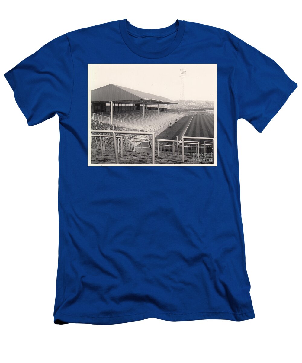 Plymouth Argyle Home Park Lyndhurst Stand 1 Bw 1960s Legendary Football Grounds T-Shirt