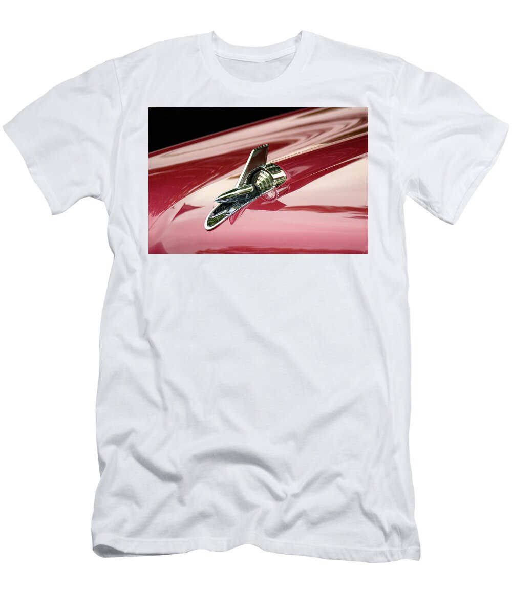 Poetry in Motion 1957 Chevrolet Hood Spear Spencer Bush T-Shirt
