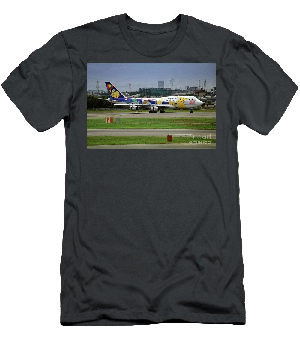 Pokemon Pocket Monsters Ja8965 Boeing 747 481d Cartoon Charac Wernher Krutein T-Shirt