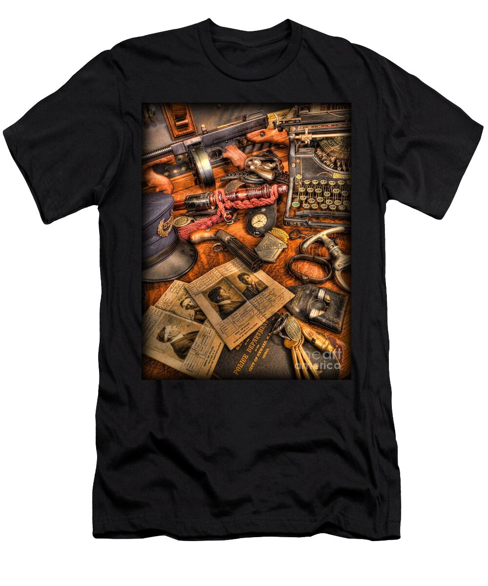 Police Officer the Detectives Desk Ii Lee Dos Santos T-Shirt