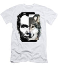 Political Debate Abe Lincoln Wolf Art Sharon Cummings T-Shirt