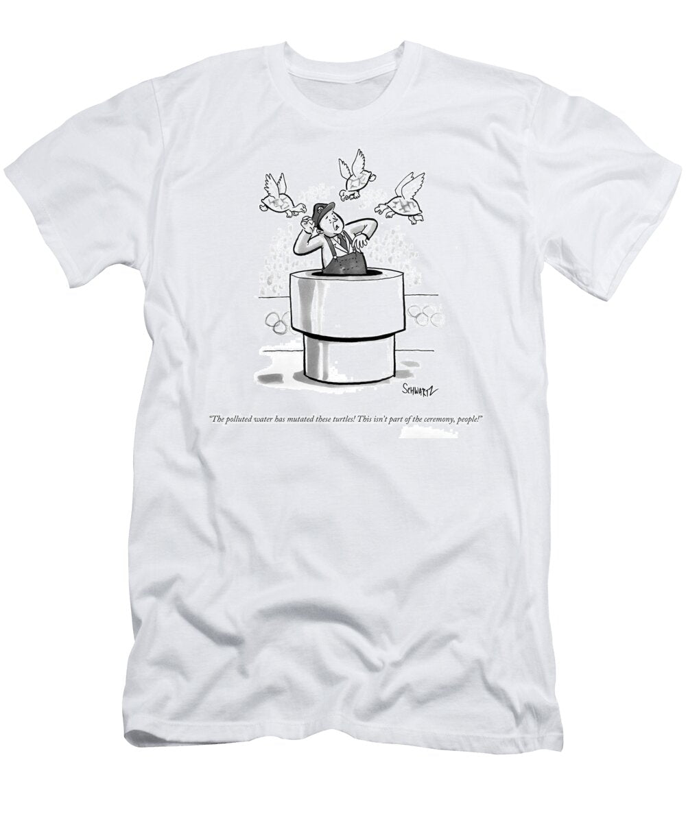 Polluted Water Has Mutated These Turtles Benjamin Schwartz T-Shirt