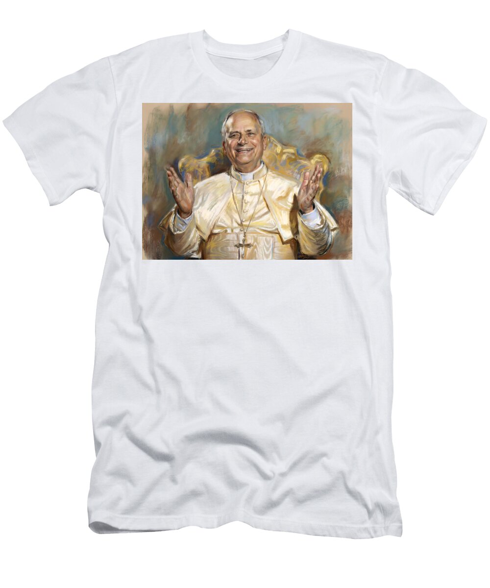 Pope Francis a Joyful Welcome Julia the Pooh T-Shirt