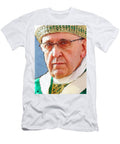 Pope Francis Acrylic Portrait 2 Tony Rubino T-Shirt