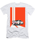 Porsche 911 930 Classic Poster Orange Background Thespeedart T-Shirt