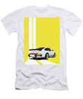 Porsche 911 930 Classic Poster Yellow Background Thespeedart T-Shirt