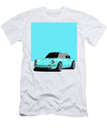 Porsche 911 Classic Restomod Poster Light Blue Thespeedart T-Shirt