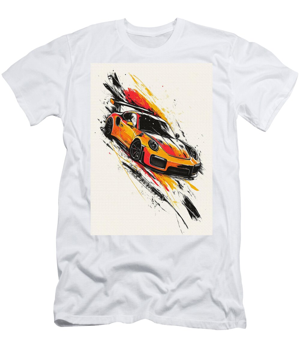 Porsche 911 Gt2 Rs Turbocharged Ring Slayer Jennifer Moore T-Shirt