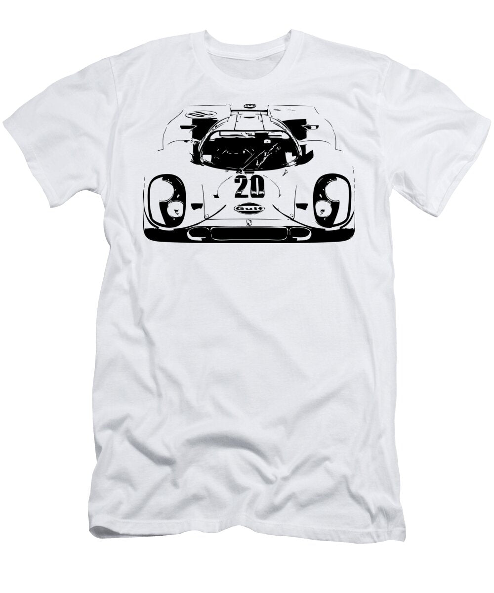 Porsche 917 in Black and White Thespeedart T-Shirt