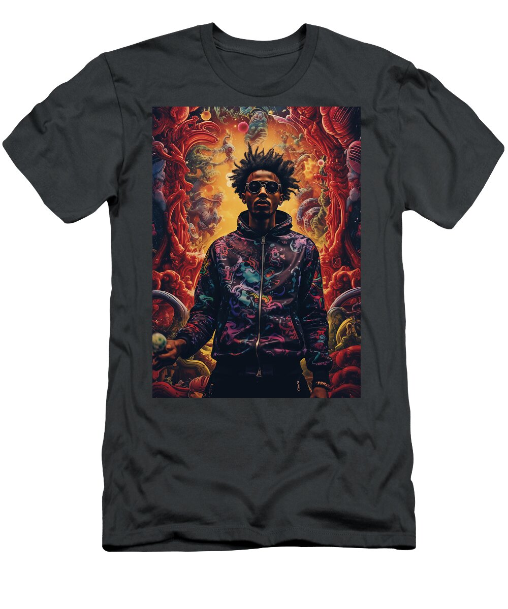 Portrait Metro Boomin 1 Louis Humphreys T-Shirt