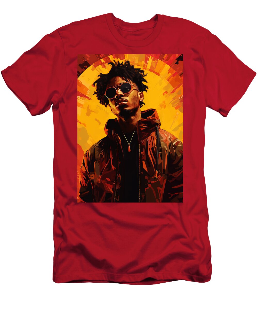 Portrait Metro Boomin 4 Louis Humphreys T-Shirt