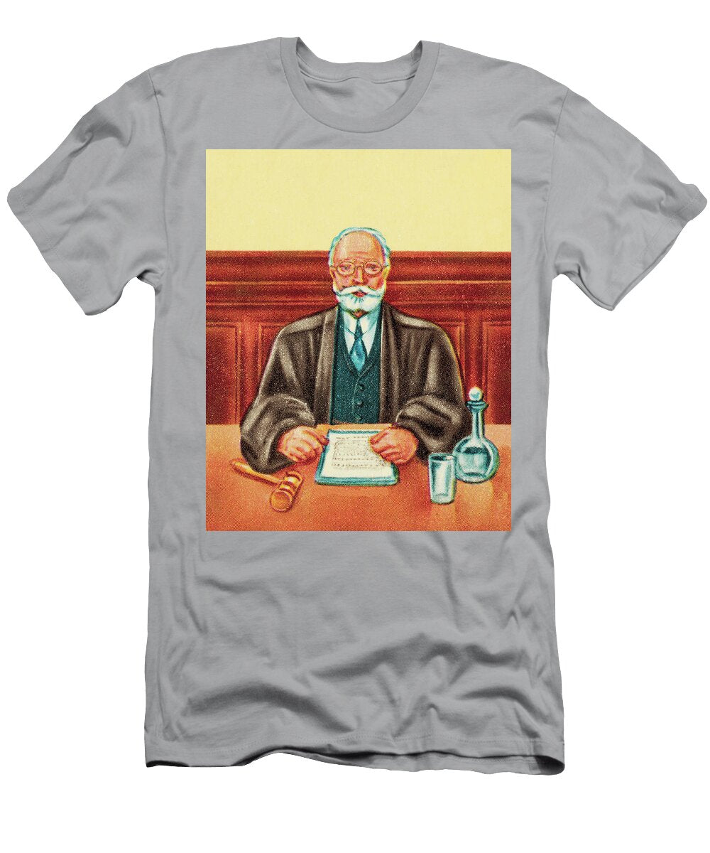 Portrait of a Judge Csa Images T-Shirt