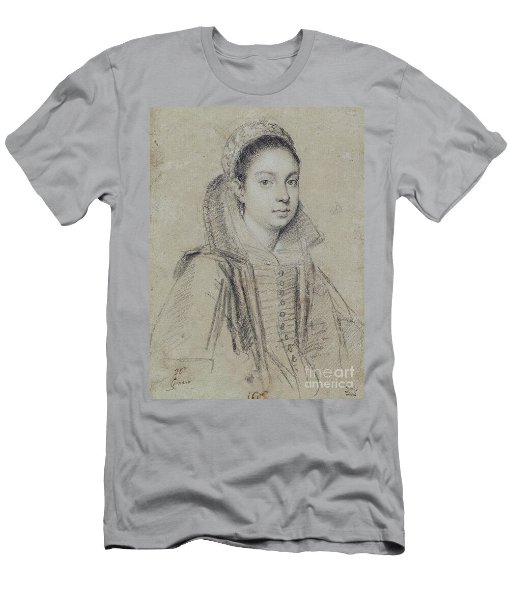Portrait of a Lady Pencil Ottavio Mario Leoni T-Shirt