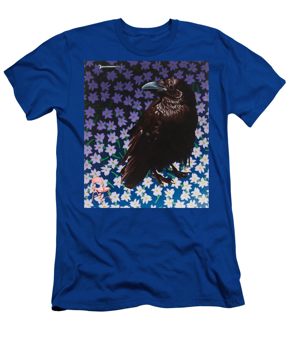 Portrait of a Pink Chair Stephen Hall T-Shirt