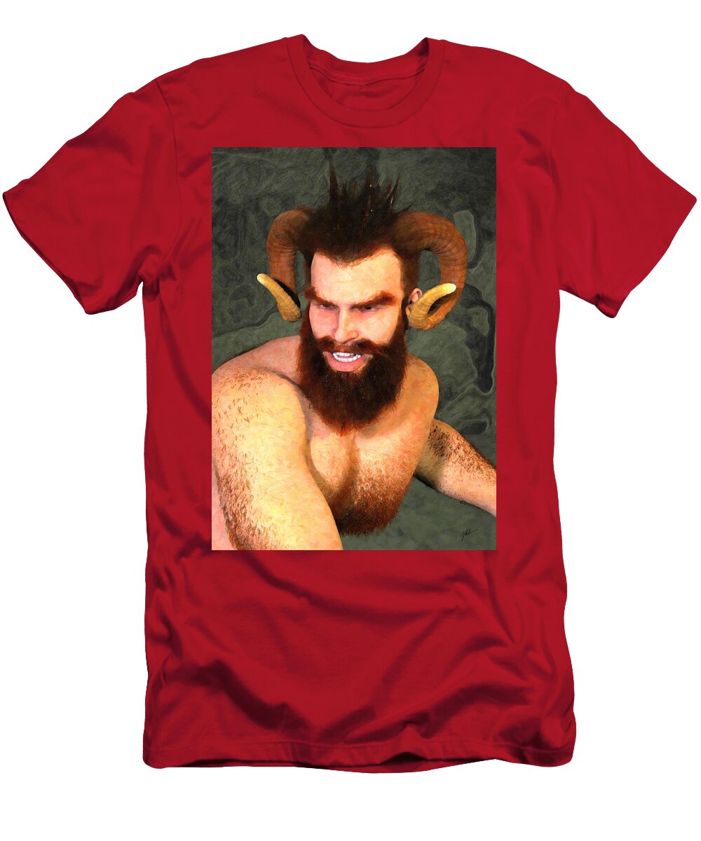 Portrait of a Satyr Joaquin Abella T-Shirt