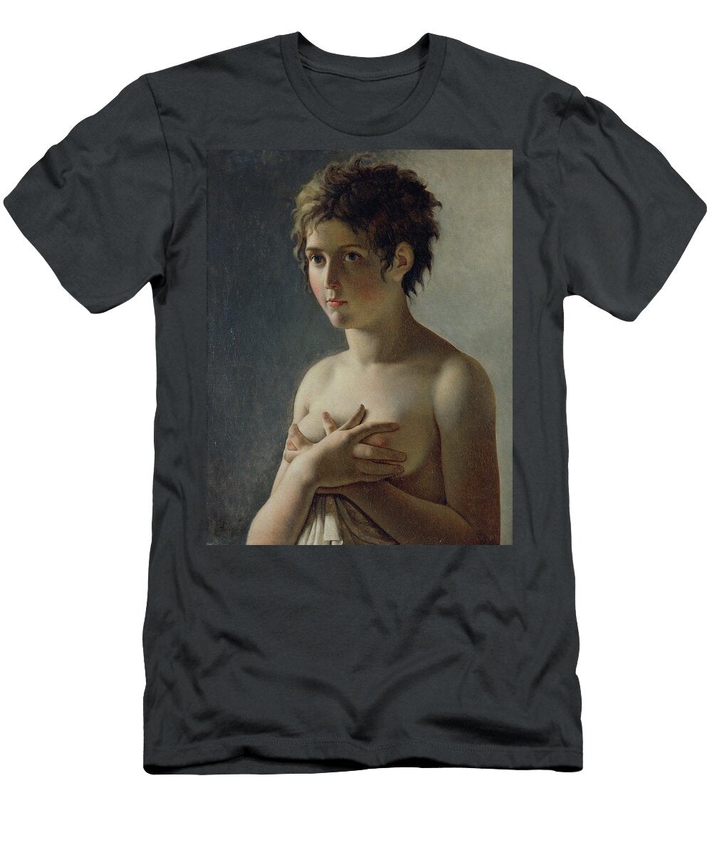 Portrait of a Young Girl Baron Pierre Narcisse Guerin T-Shirt
