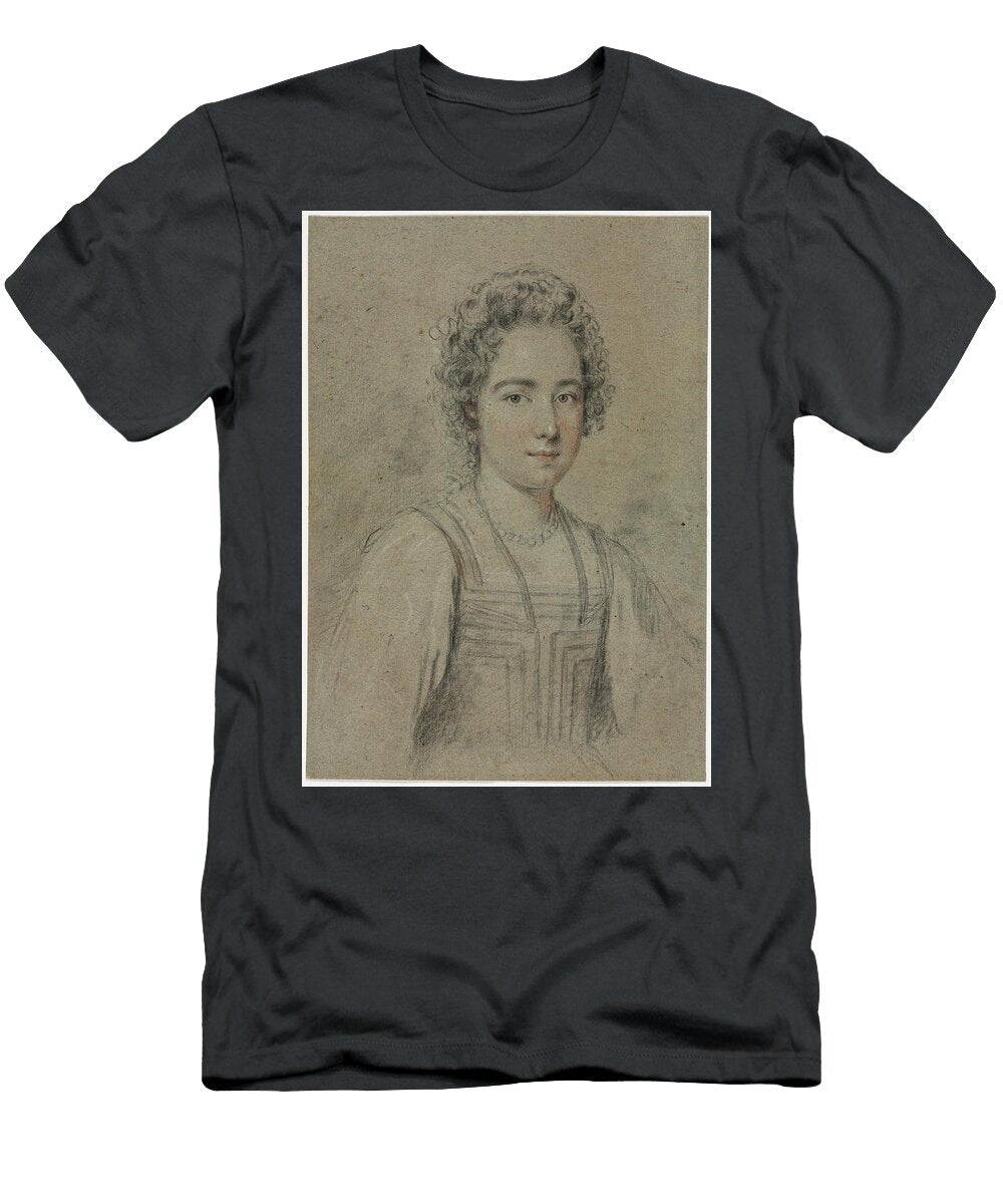 Portrait of a Young Woman with Pearls First Third 1600s Ottavio Mario Leoni Motionage Designs T-Shirt