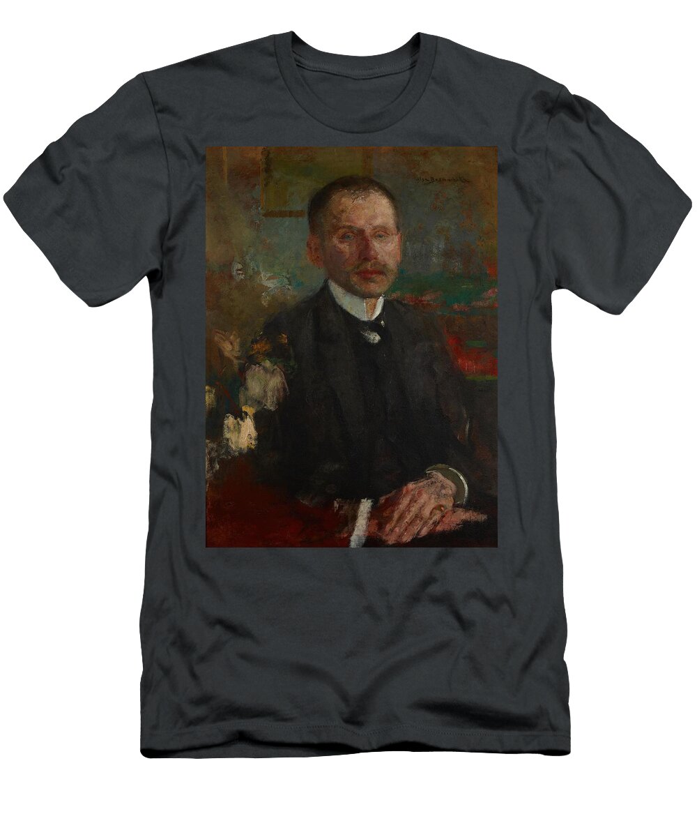 Portrait of Bogdan Falenski Art Olga Boznanska Polish T-Shirt