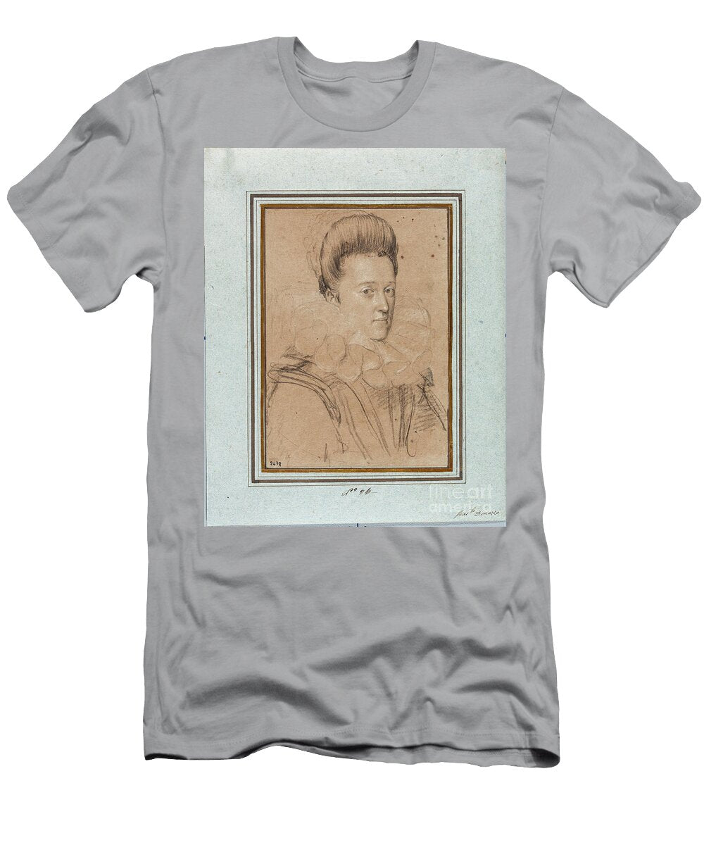 Portrait of Eleonore De Medicis Ottavio Mario Leoni T-Shirt