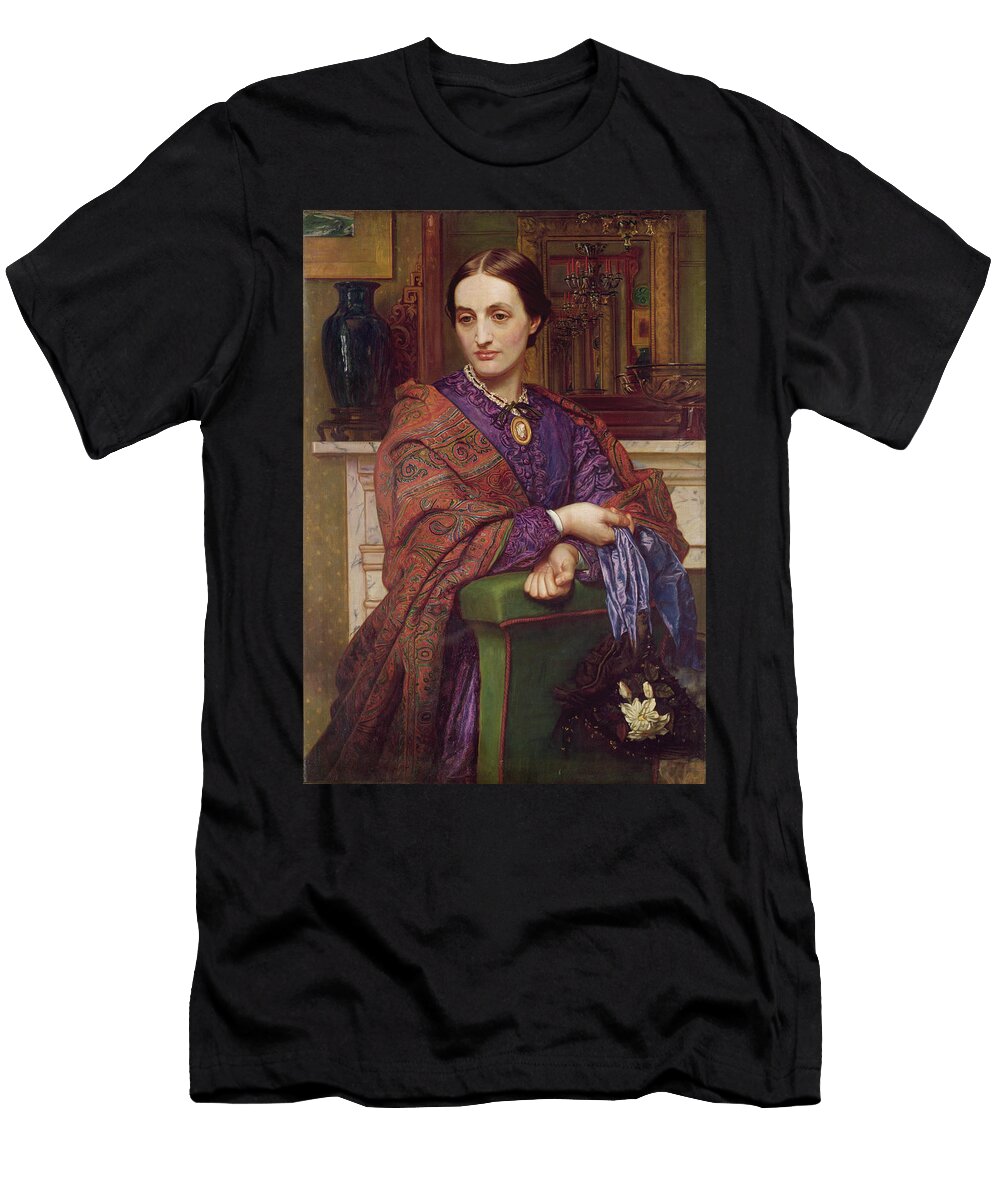 Portrait of Fanny Holman Hunt 1866 68 William Holman Hunt T-Shirt