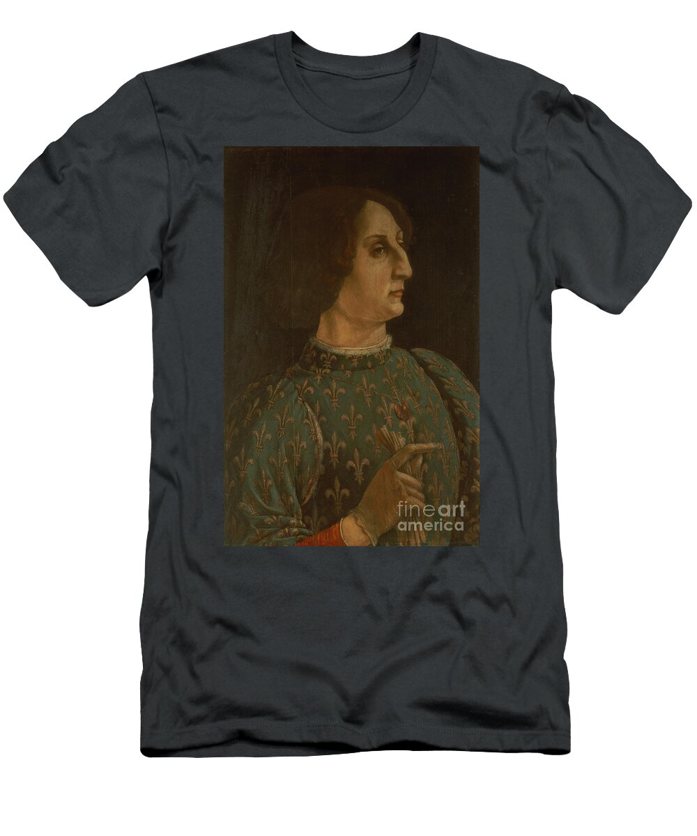 Portrait of Galeazzo Mario Sforza Piero Del Pollaiolo T-Shirt
