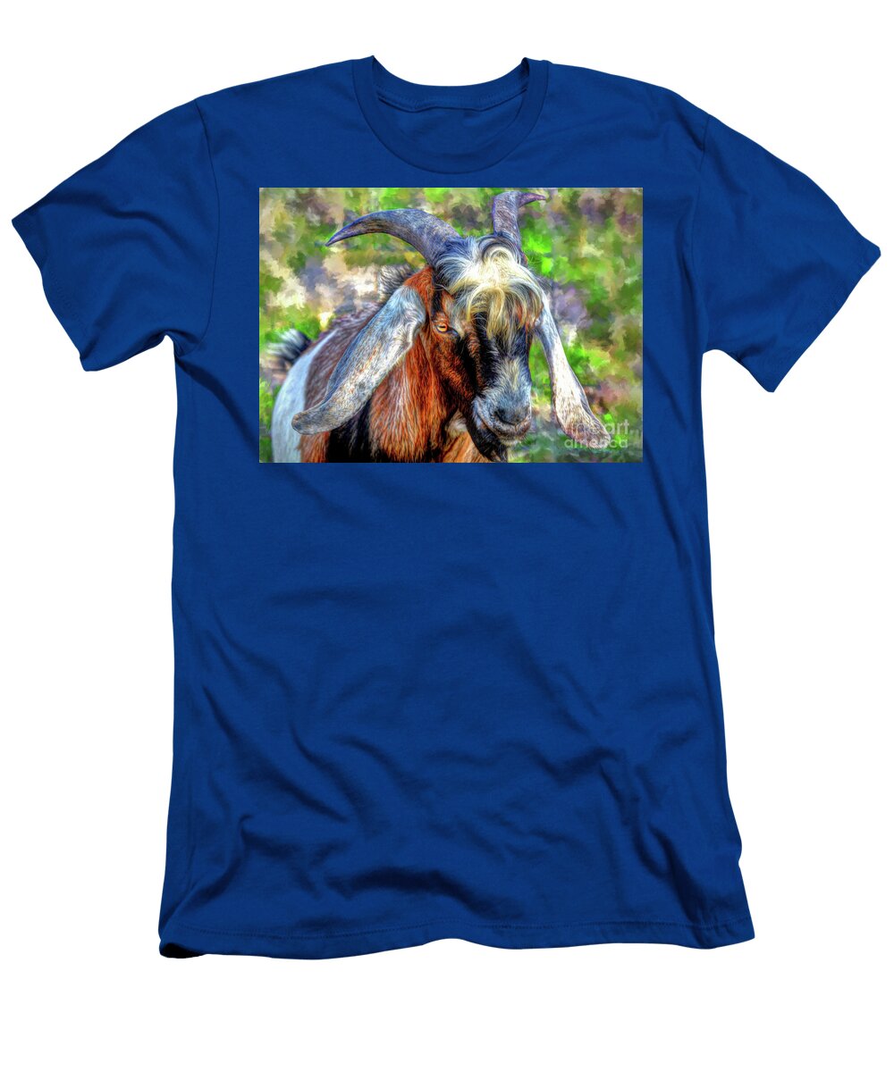 Portrait of Goat Savannah Gibbs T-Shirt