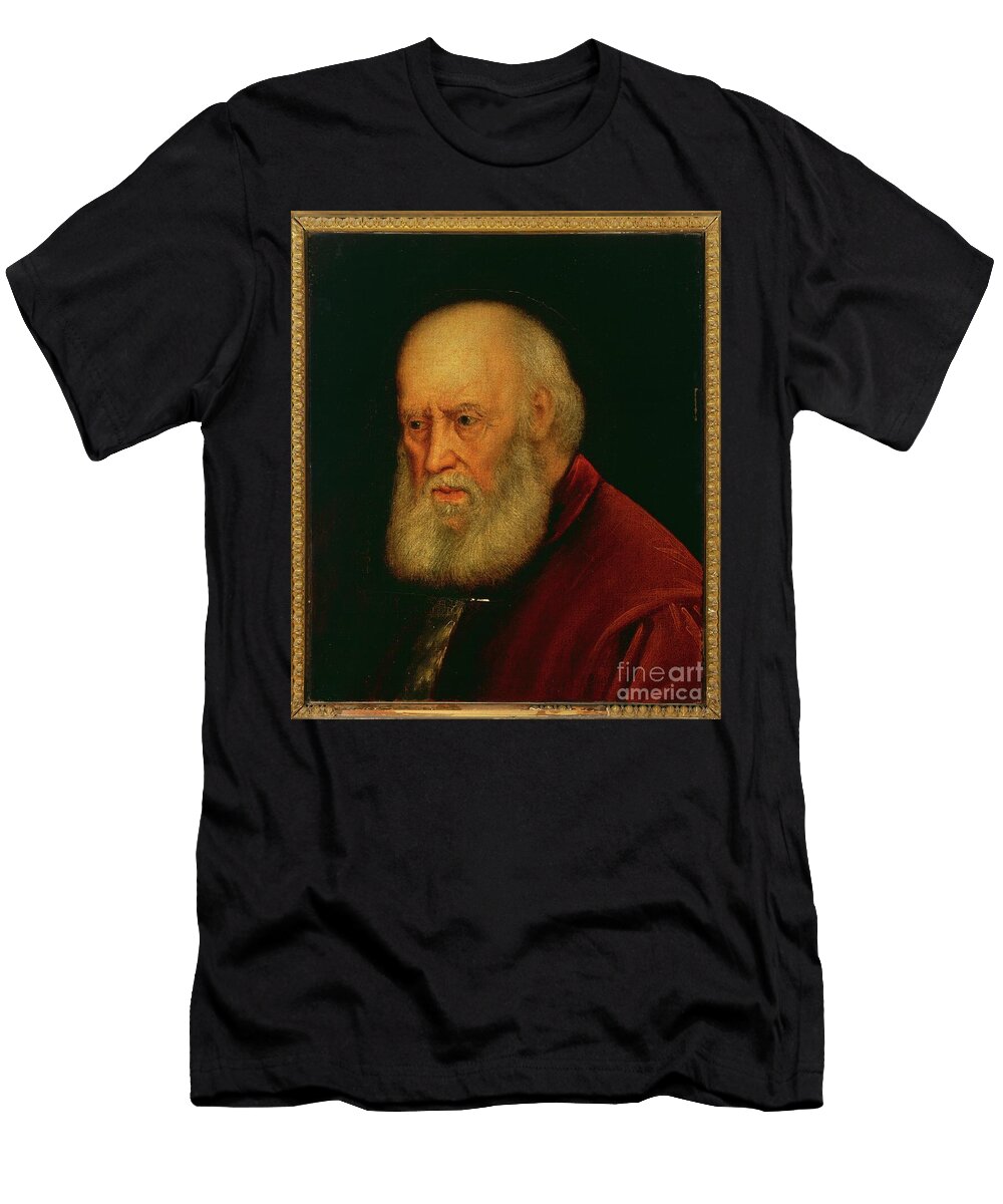 Portrait of the Lawyer Priamo Da Lezze Oil on Canvas Jacopo Robusti Tintoretto T-Shirt