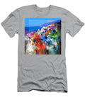 Positano Coast Abstract 80x80 Cm Mario Smeraglia T-Shirt