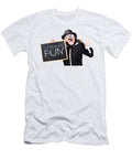 Positive Woman with Blackboard Jorgo Photography T-Shirt