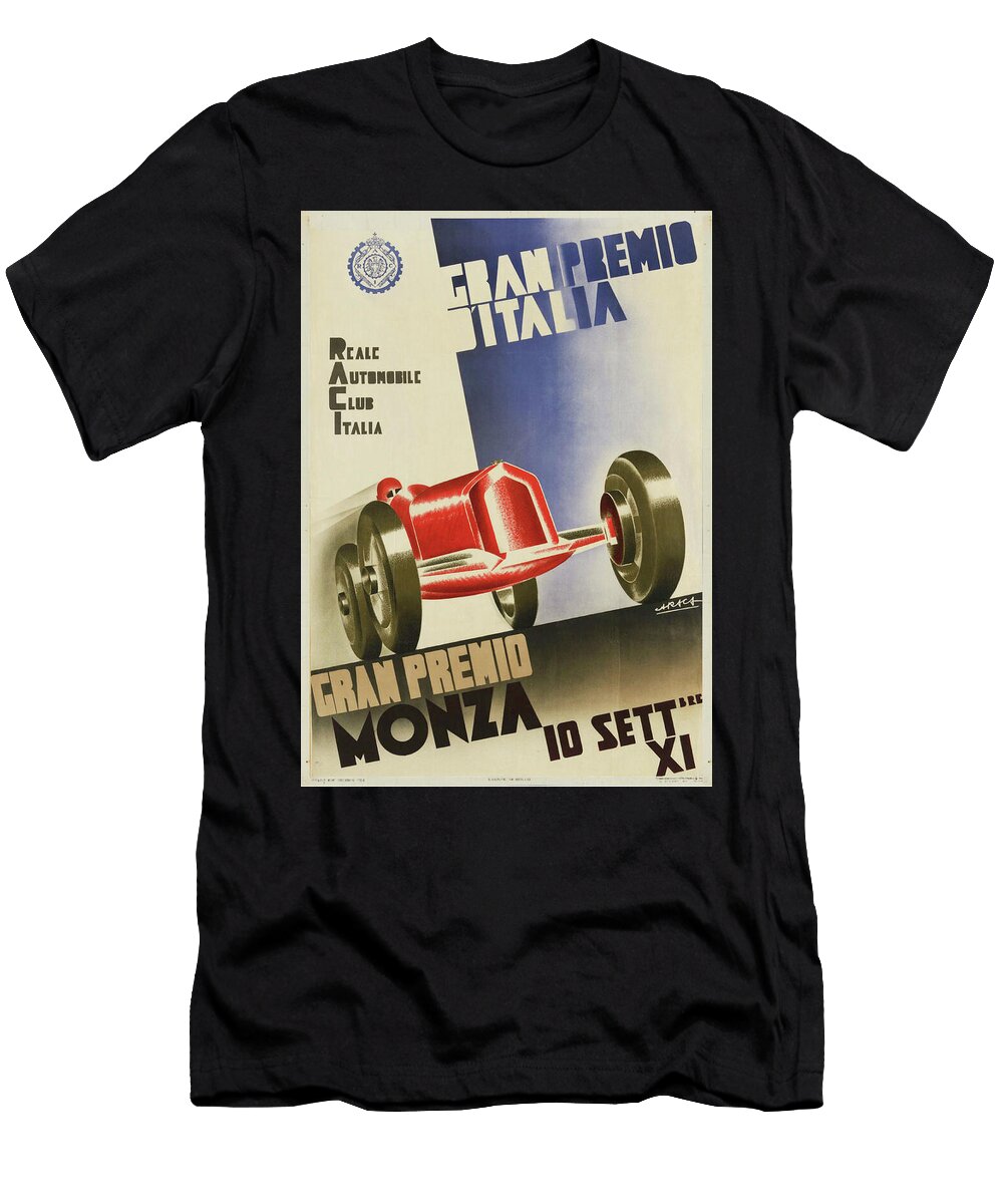 Poster 1933 Gp Monza That Car Looks Like an Alfa Romeo 8c 2300 Pmd Design T-Shirt