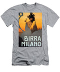 Poster Advertising Birra Milano Italy C1900 Mario Borgoni T-Shirt
