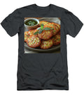Potato Pancakes with Herb Garnish and Green Sauce De Nue Pic T-Shirt