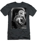 Power House Mechanic Working on Steam Pump 1920 Lewis Hine T-Shirt