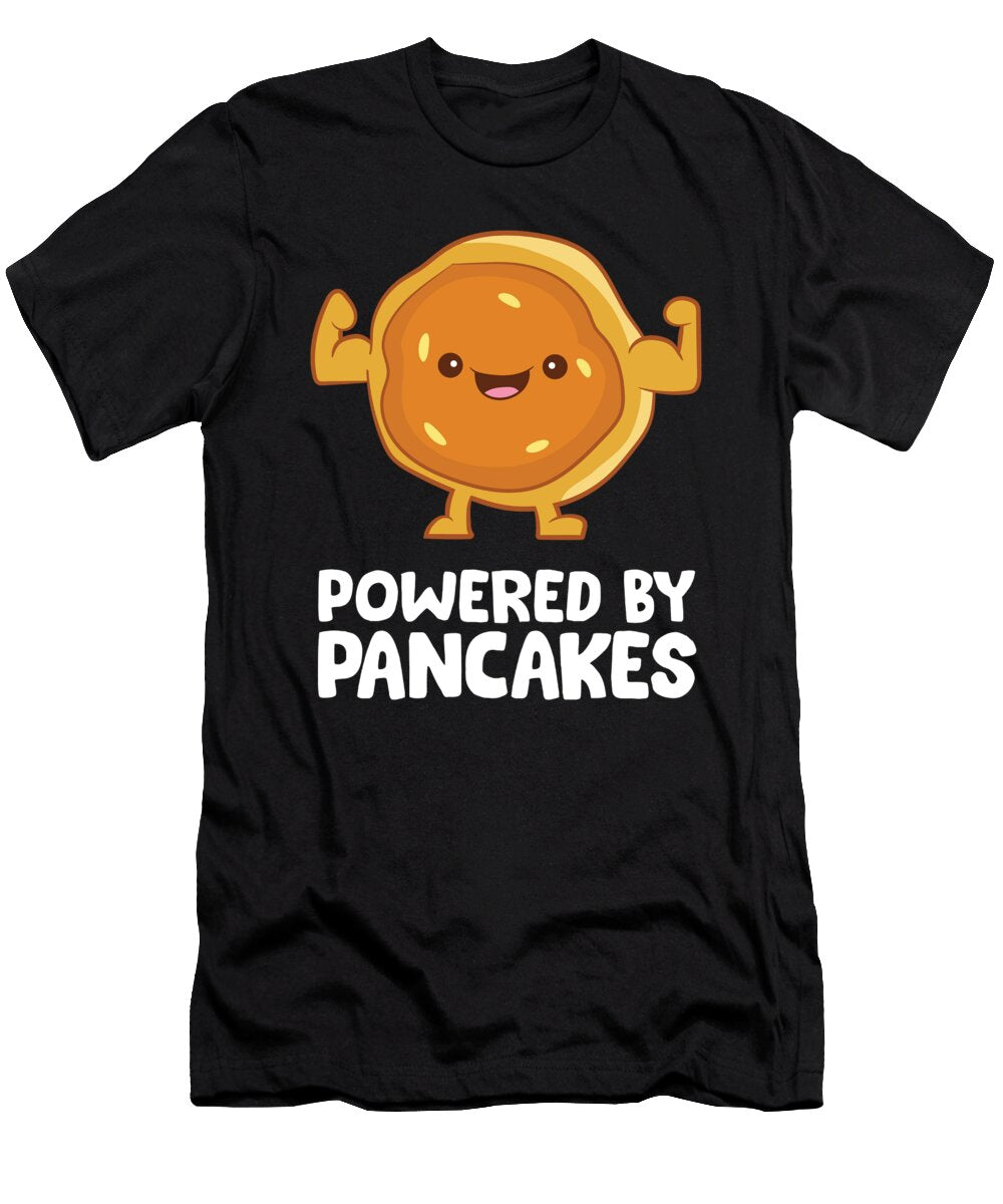 Powered By Pancakes Eq Designs T-Shirt