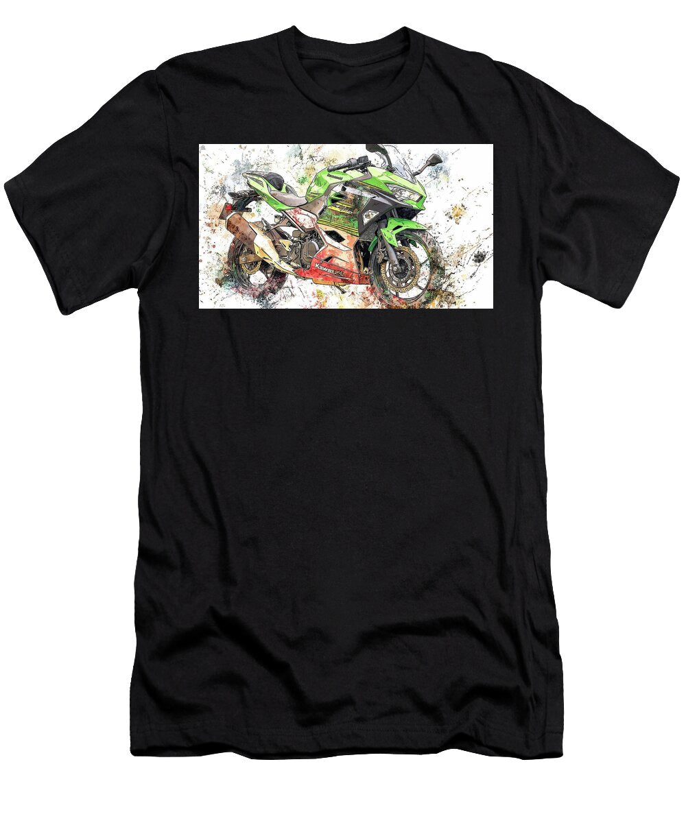 Powerful Kawasaki 2020 Sonic Green Ninja 400 Carla York T-Shirt