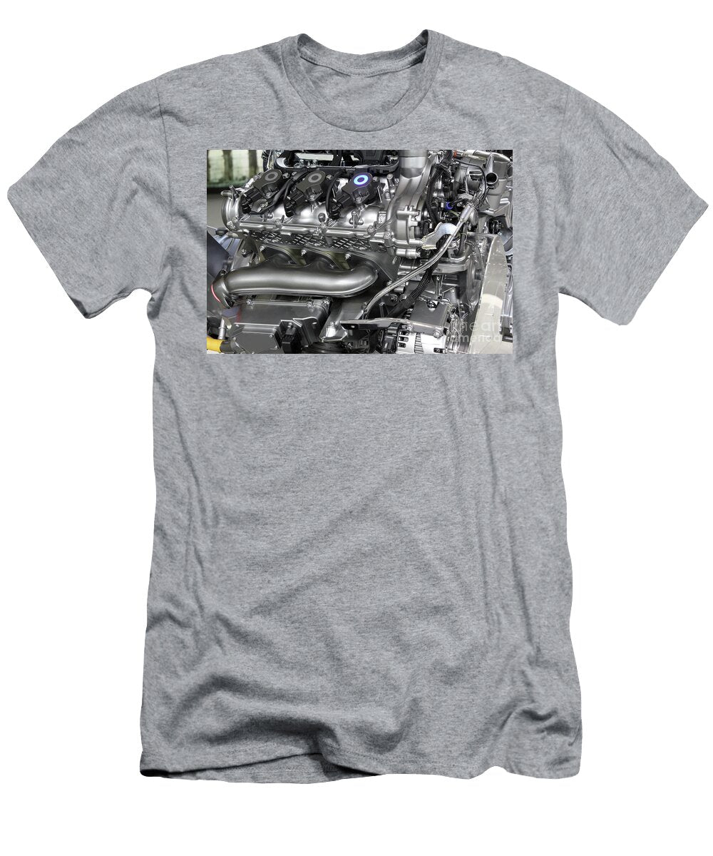 Powerful V6 Car Engine New Technology Goce Risteski T-Shirt