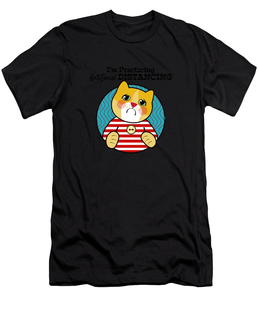 Practice Antisocial Distancing Luke Moore T-Shirt