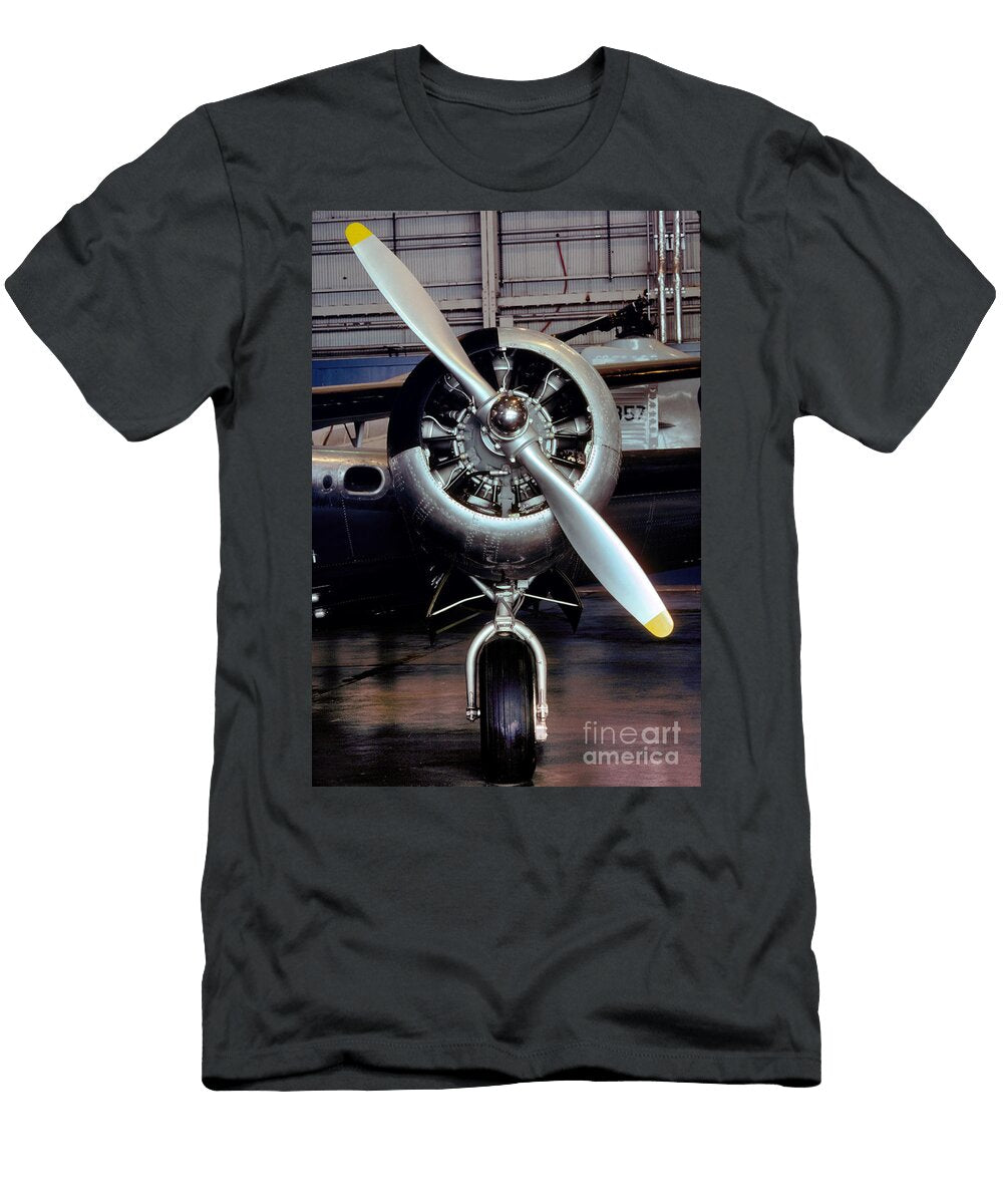 Pratt and Whitney R 985 Radial Piston Engine and Prop Wernher Krutein T-Shirt