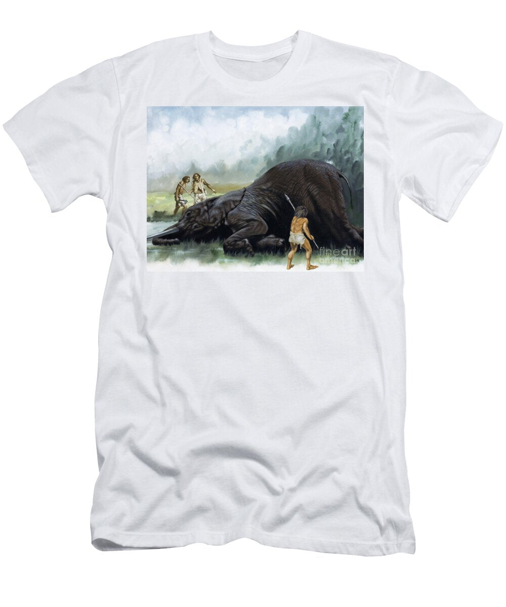 Prehistoric Hunters David Nockels T-Shirt