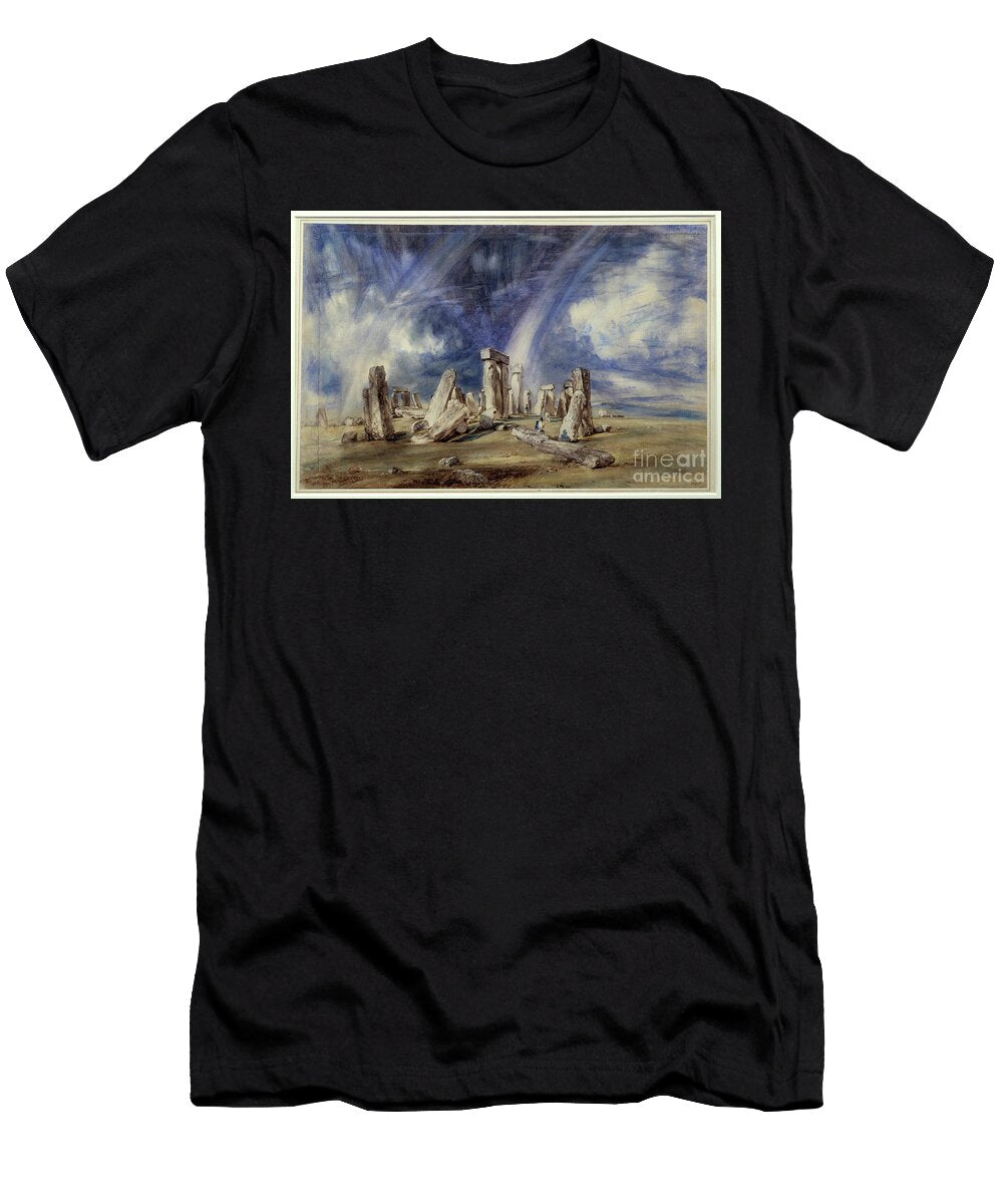 Prehistoric Site of Stonehenge England 1836 Oil on Canvas John Constable T-Shirt