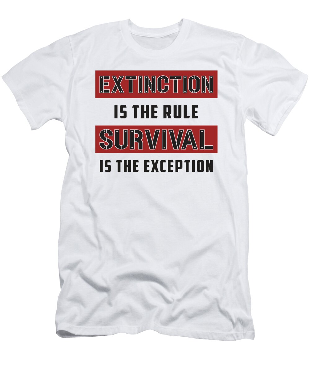 Prepper Apocalypse Preppers Mask Survival Gift Tshirtconcepts Marvin Poppe T-Shirt