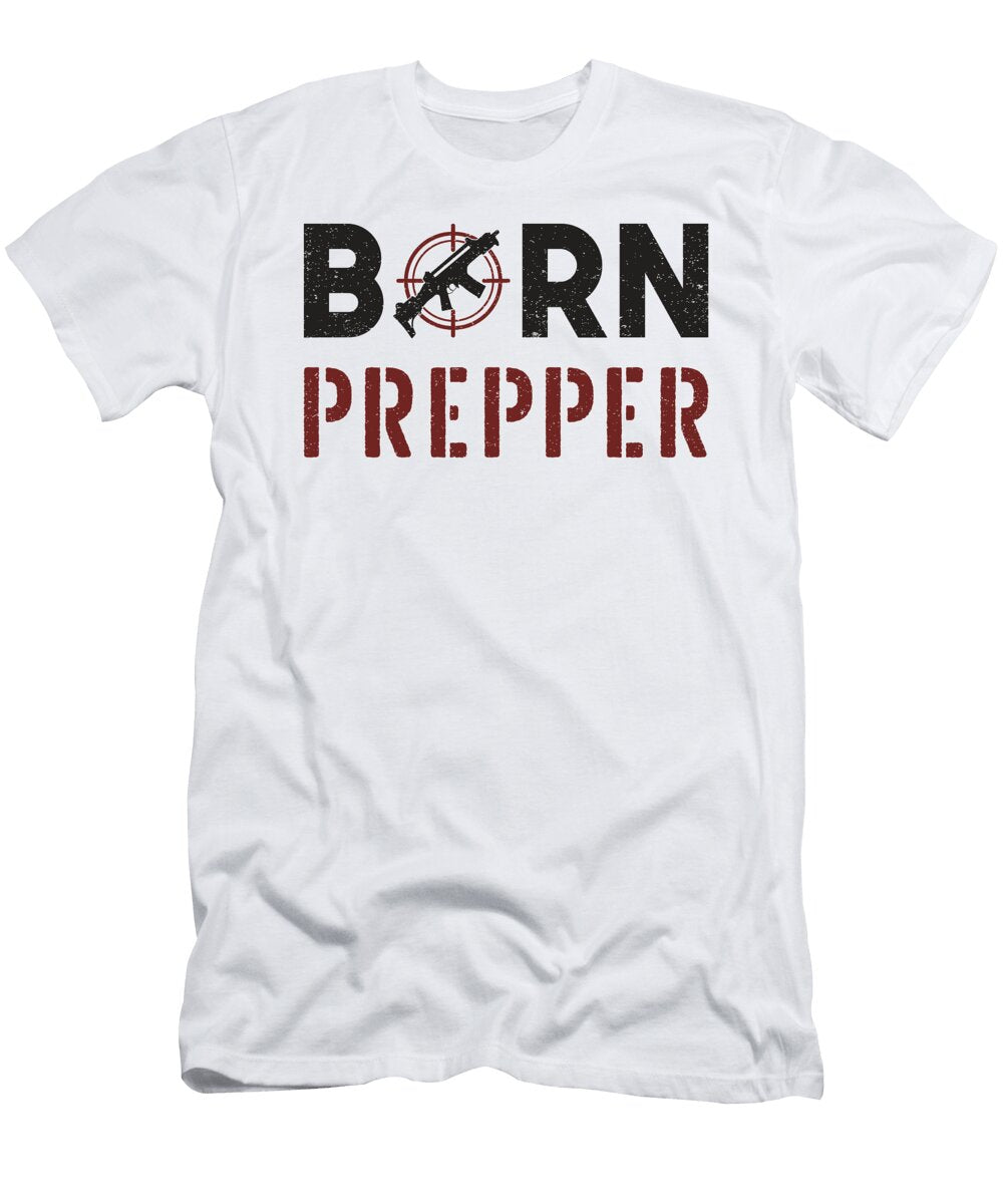 Prepper Doomsday Apocalypse Gas Mask Survival Gift Tshirtconcepts Marvin Poppe T-Shirt