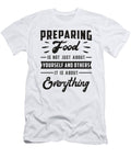 Prepper Food Crisis Apocalypse Survival Gift Idea Tshirtconcepts Marvin Poppe T-Shirt