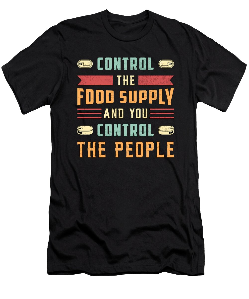Prepper Supermarket Food Survival Preppers Gift Tshirtconcepts Marvin Poppe T-Shirt