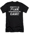Pretty in Pink Dangerous in Camo Jacob Zelazny T-Shirt