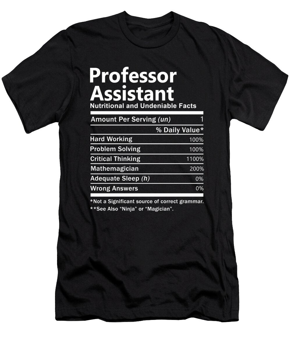 Professor Assistant Nutrition Factors Gift Item Shi Hu Kang T-Shirt