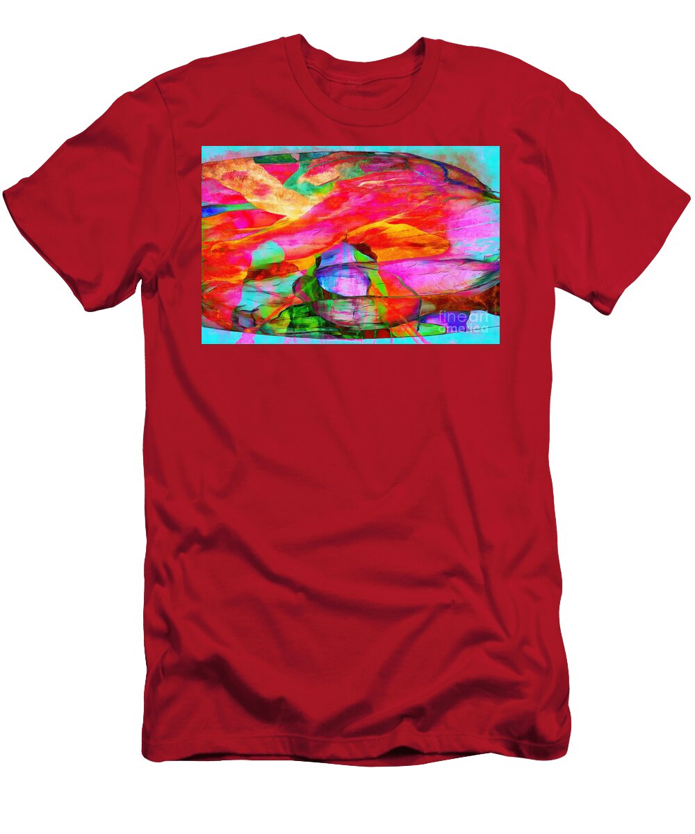 Profound Thought Rainbow Splattered Catherine Lott T-Shirt