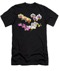 Profusion of Orchids on Black Gill Billington T-Shirt