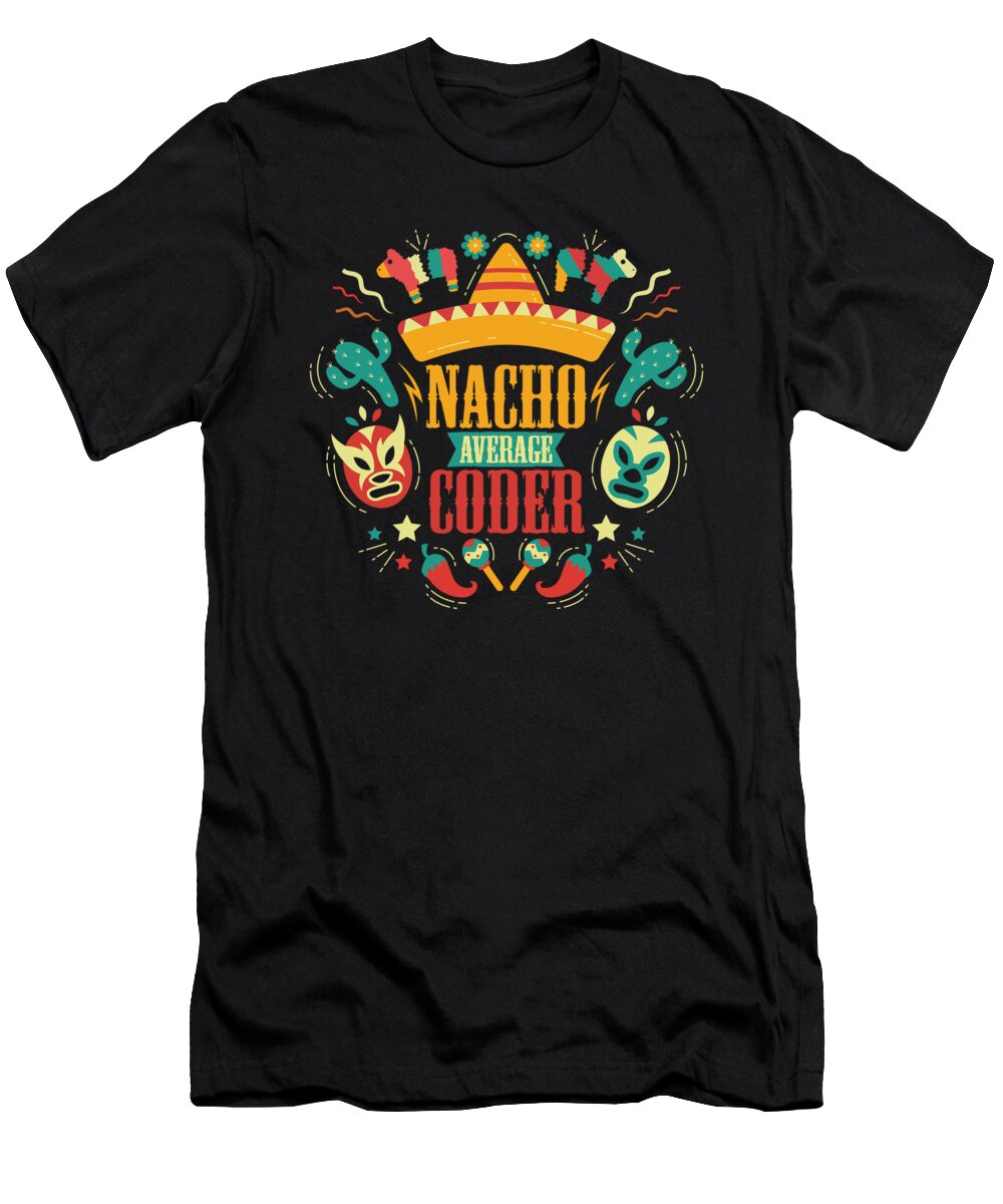 Programmer Nacho Coding Software Engineer Developer Coder Crazy Squirrel T-Shirt