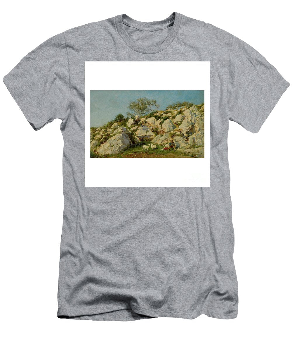 Property From a Private Collection California Federico Del Campo Peruvian 1837 1923 Goatherd in a R Artistic Rifki T-Shirt